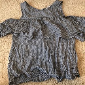 Black and white shirt